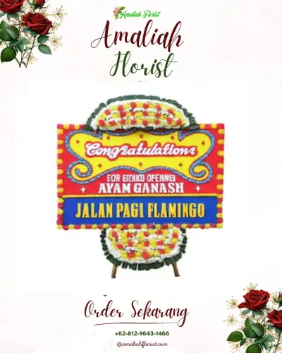Bunga Papan Congratulation di 1 Ulu